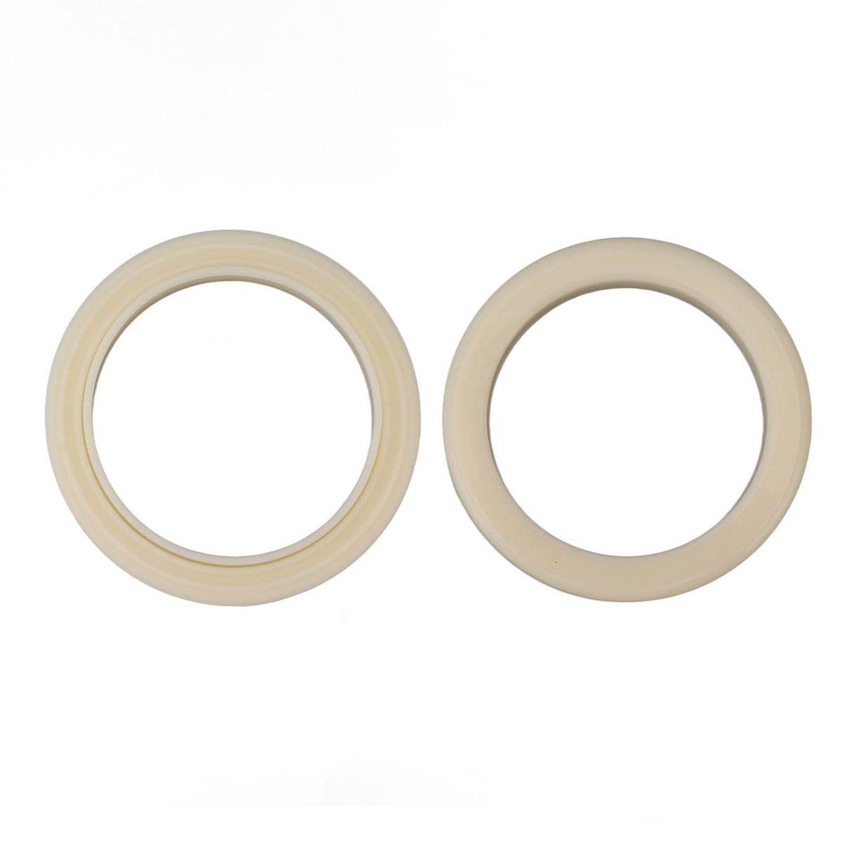 2Pcs 54mm Silicone Steam Ring Silicone Gasket for Breville 8 Series 870 878 880 860 840 Grouphead Gasket Replacement Part Beige