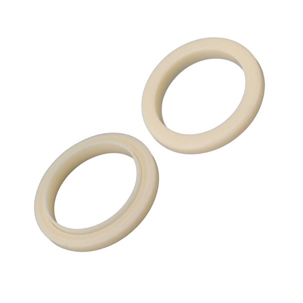 2Pcs 54mm Silicone Steam Ring Silicone Gasket for Breville 8 Series 870 878 880 860 840 Grouphead Gasket Replacement Part Beige