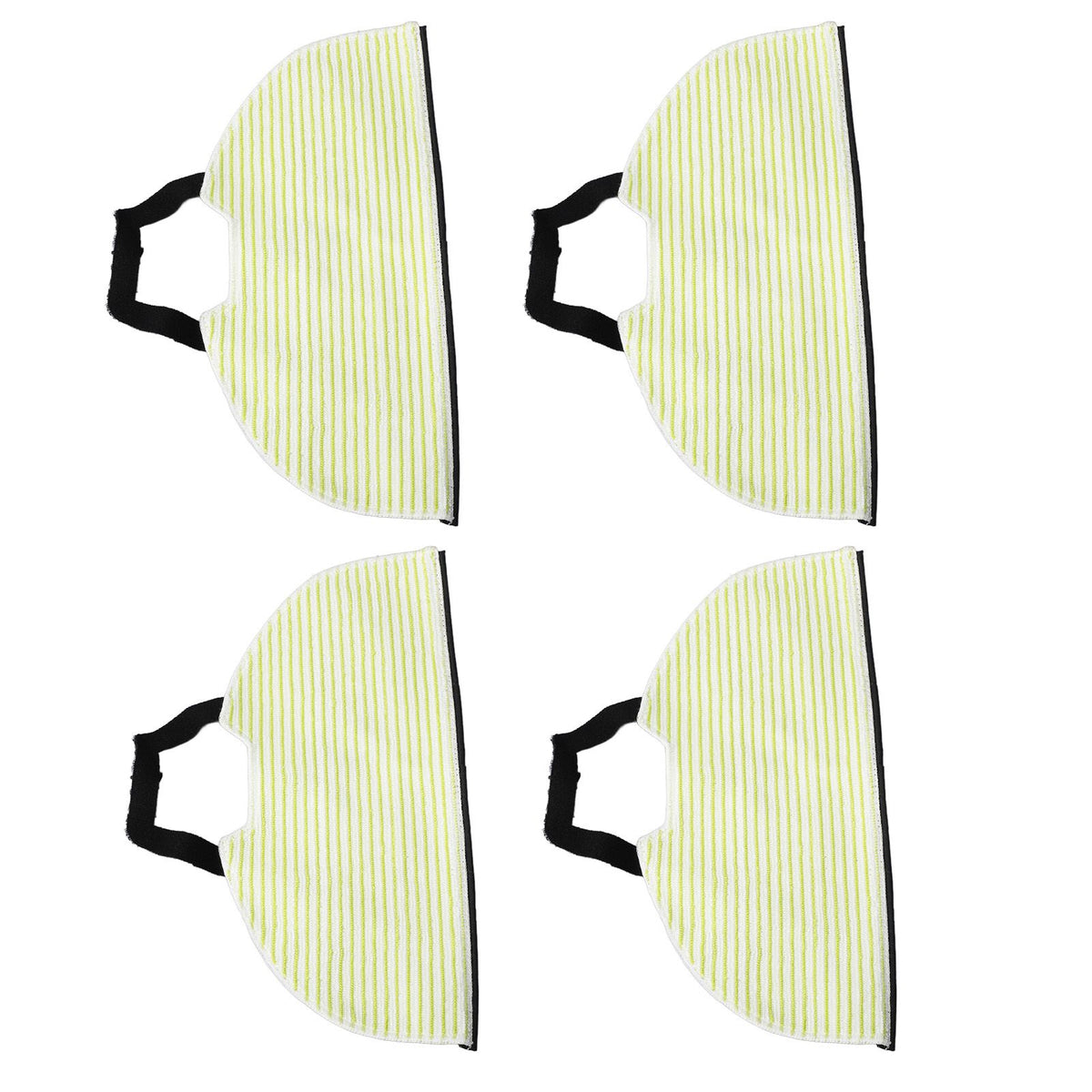4pcs Vacuum Mop Pads Shed Resistant Highly Absorbent Reusable Mop Cloth Pad for Shark RV2410WD RV2610WD