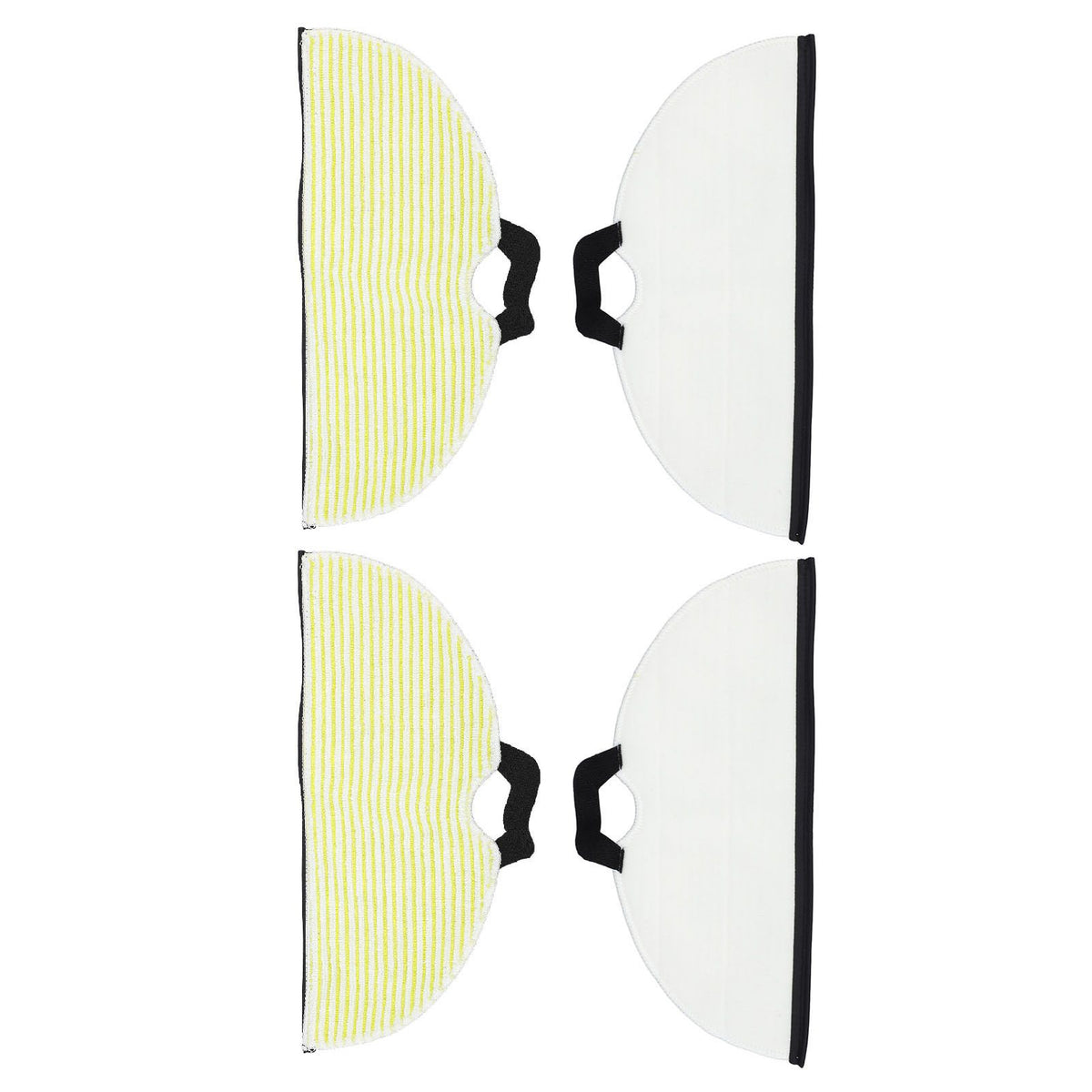 4 Pcs Vacuum Mop Replacement Pads Fiber Reusable Washable Super Absorbent Robot Vacuum Mop for Shark RV2001WD RV2002WD