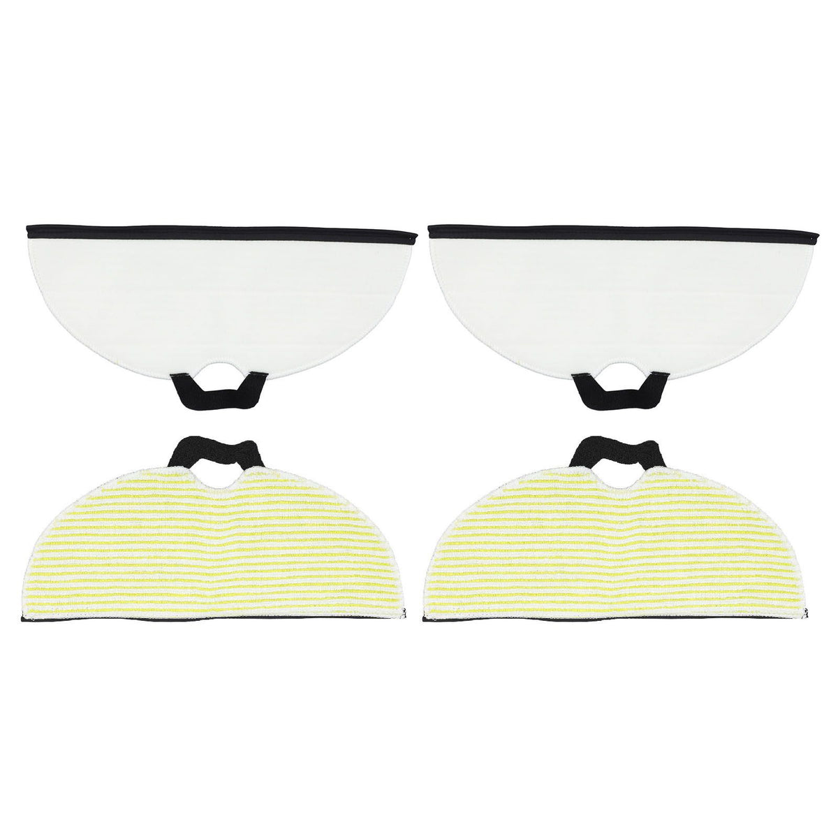 4 Pcs Vacuum Mop Replacement Pads Fiber Reusable Washable Super Absorbent Robot Vacuum Mop for Shark RV2001WD RV2002WD