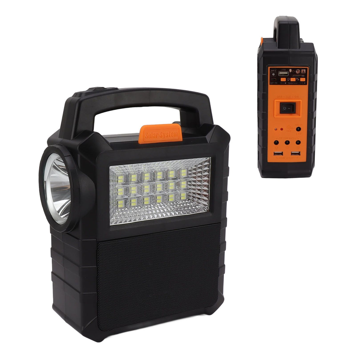 Solar Generator Multifunctional Long Lasting with Bulbs Portable Power Station for Home Backup Emergency RV Outdoor Camping