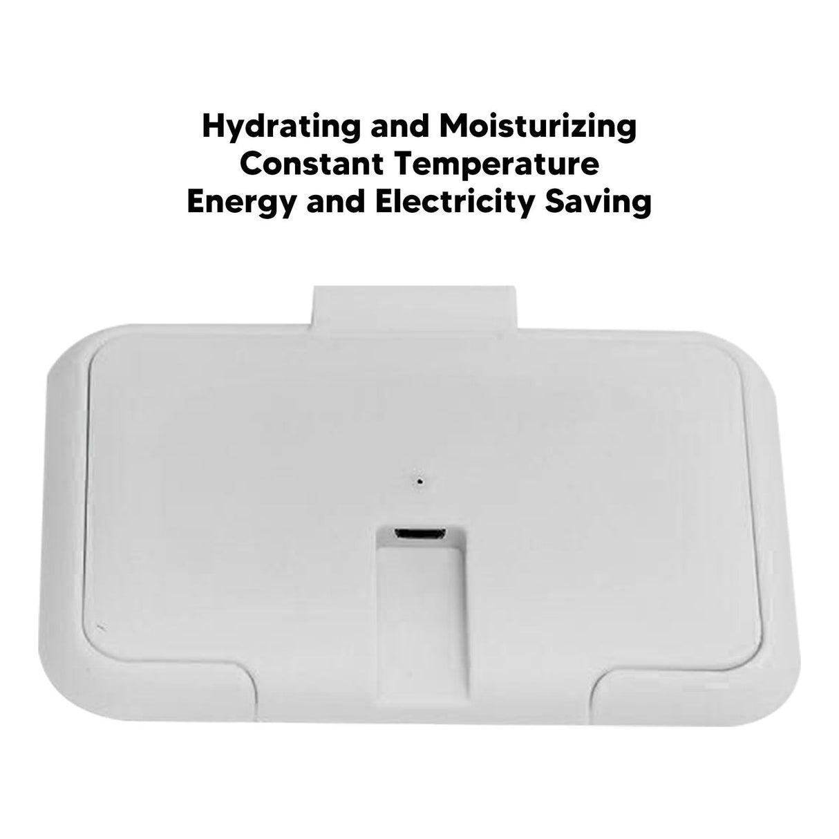 USB Wet Wipe Heater Constant Temperature Portable Baby Wipes Warmer for Household Car Outdoor White