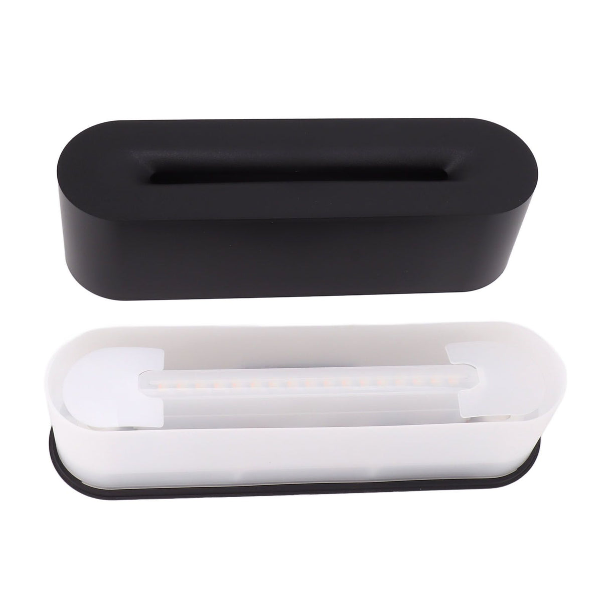 Flame Diffusers 7 Colors USB Portable Practical Simple Operation Fire Air Humidifier for Room Bedroom Office Black