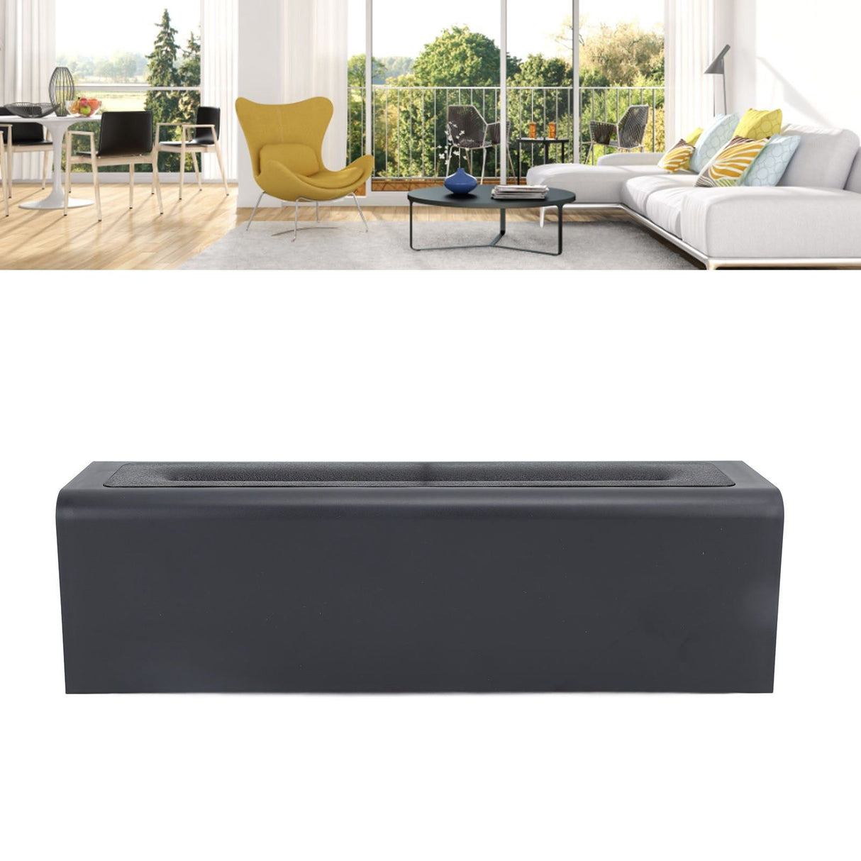 Essential Oil Diffuser 150ml Aromatherapy Humidifier Colorful Flame Light Quiet Operation USB Powered Mist Diffuser Black