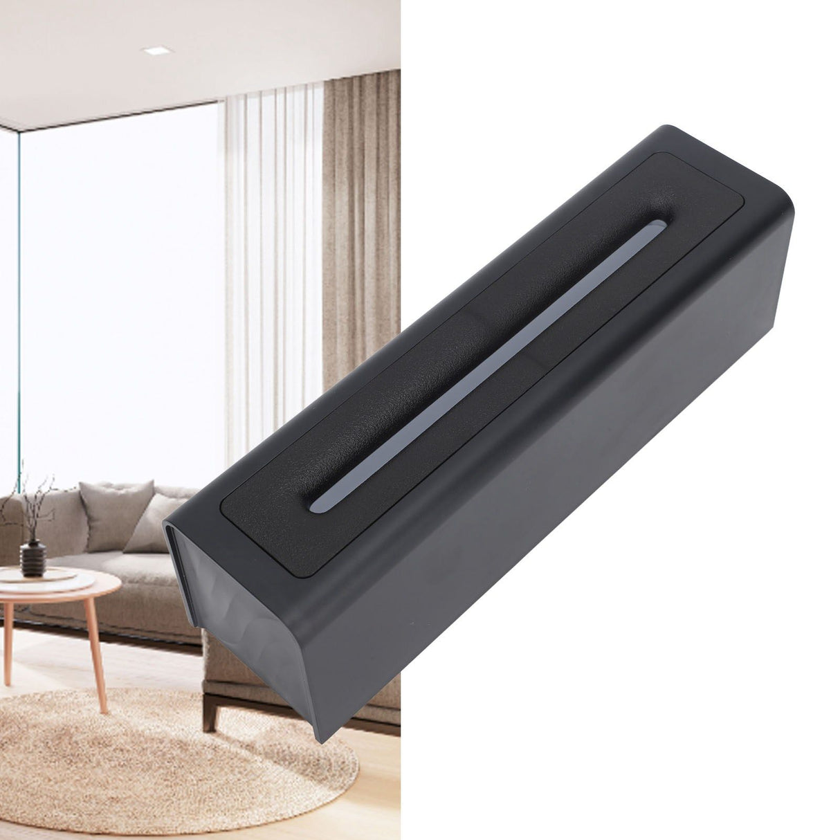 Essential Oil Diffuser 150ml Aromatherapy Humidifier Colorful Flame Light Quiet Operation USB Powered Mist Diffuser Black