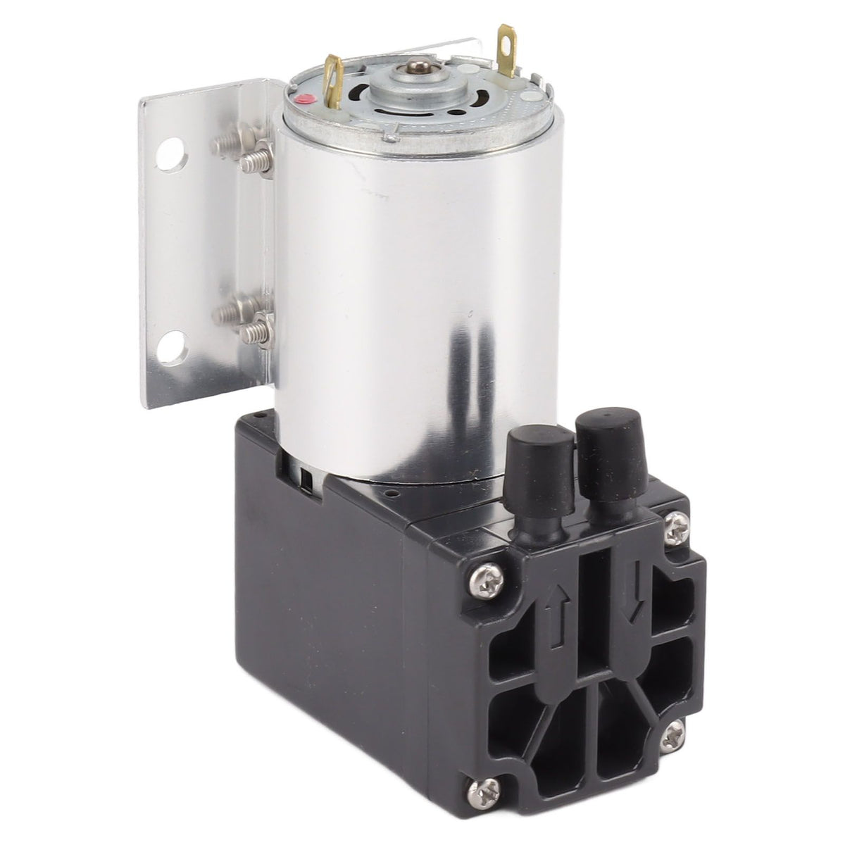 12V Vacuum Pump Negative Pressure Suction Pump Mini Small Oilless Vacuum Pump 65‑120kpa 5L/min with Bracket
