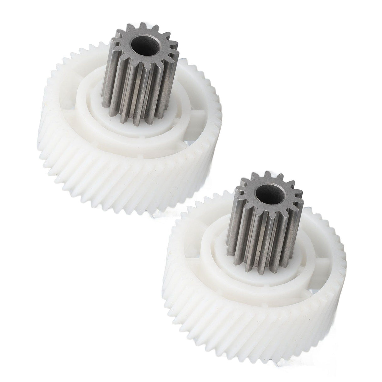2 PCS Meat Grinder Gear Plastic and Stainless Steel Accuracy Control Sausage Machine Gear for Food Making