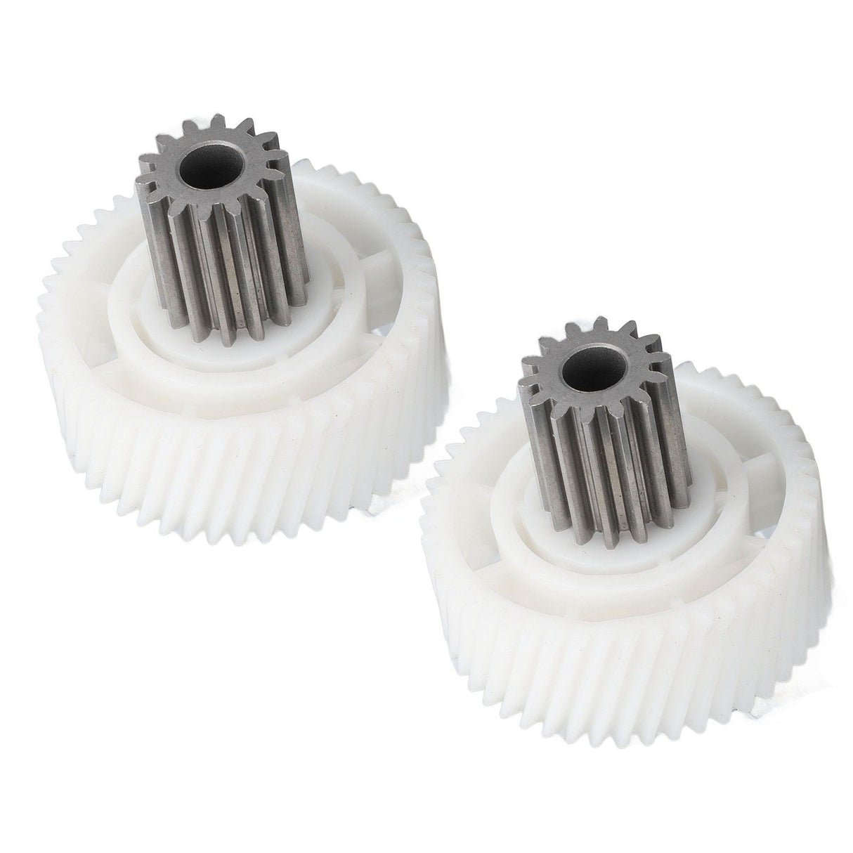 2 PCS Meat Grinder Gear Plastic and Stainless Steel Accuracy Control Sausage Machine Gear for Food Making