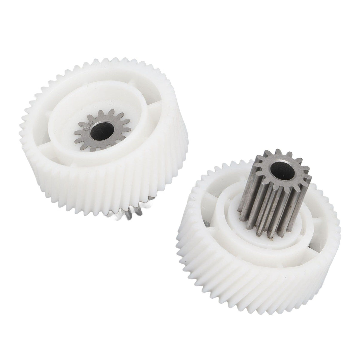 2 PCS Meat Grinder Gear Plastic and Stainless Steel Accuracy Control Sausage Machine Gear for Food Making