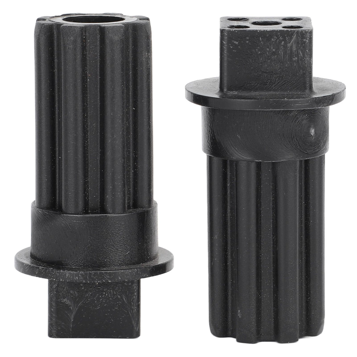 2 PCS Meat Grinder Screw Coupling Black Plastic Quick Installation Meat Grinder Screw Coupling Sleeve for Kenwood