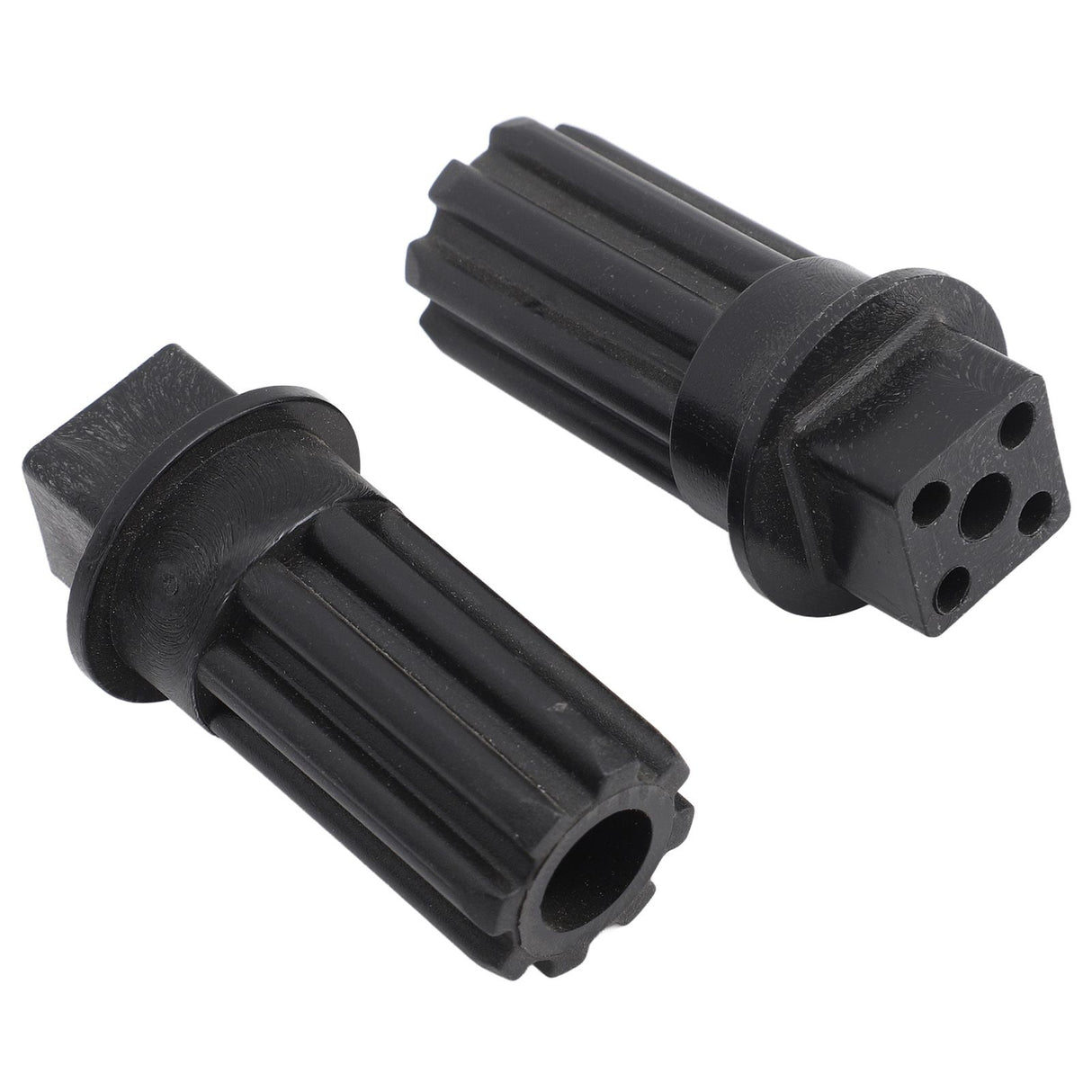 2 PCS Meat Grinder Screw Coupling Black Plastic Quick Installation Meat Grinder Screw Coupling Sleeve for Kenwood
