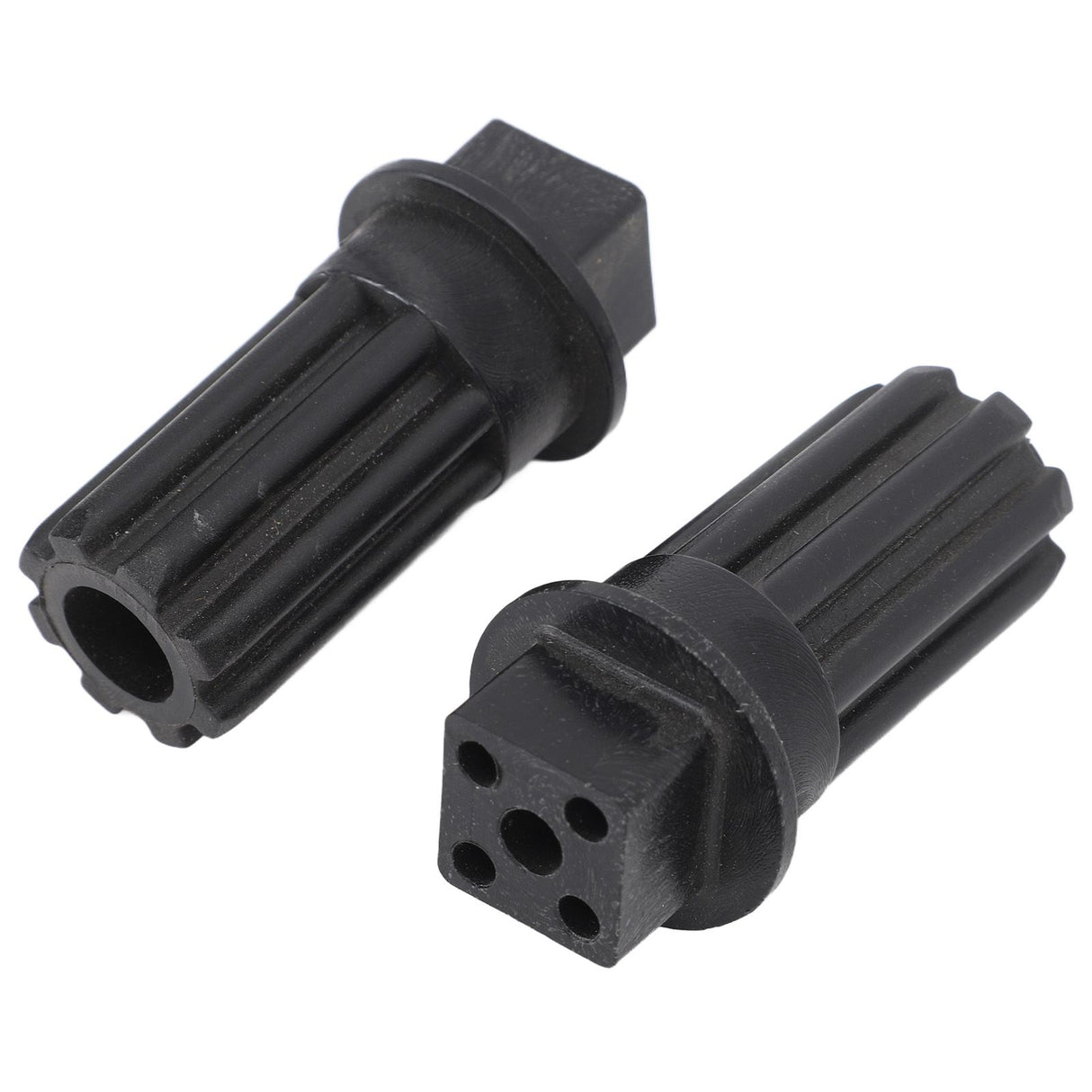 2 PCS Meat Grinder Screw Coupling Black Plastic Quick Installation Meat Grinder Screw Coupling Sleeve for Kenwood