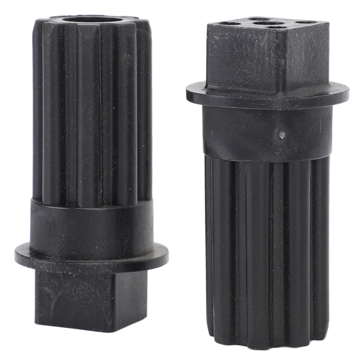 2 PCS Meat Grinder Screw Coupling Black Plastic Quick Installation Meat Grinder Screw Coupling Sleeve for Kenwood