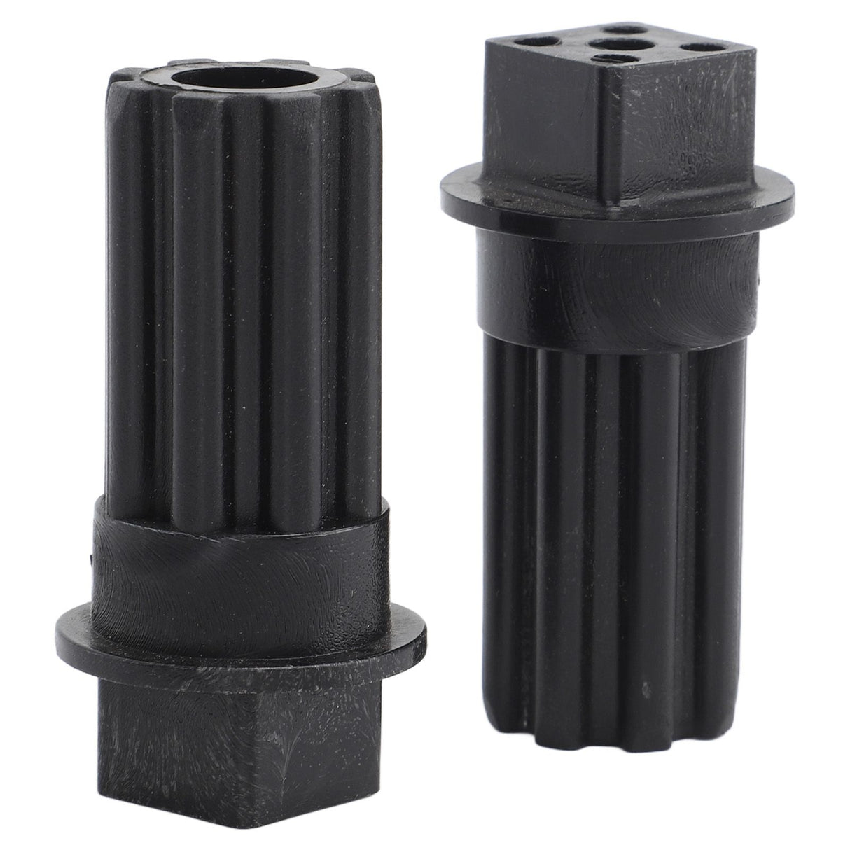 2 PCS Meat Grinder Screw Coupling Black Plastic Quick Installation Meat Grinder Screw Coupling Sleeve for Kenwood