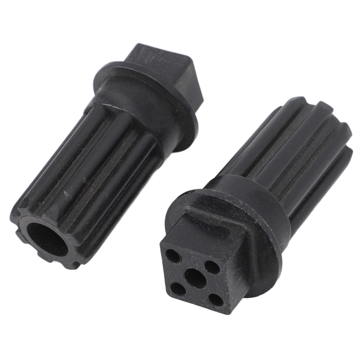 2 PCS Meat Grinder Screw Coupling Black Plastic Quick Installation Meat Grinder Screw Coupling Sleeve for Kenwood