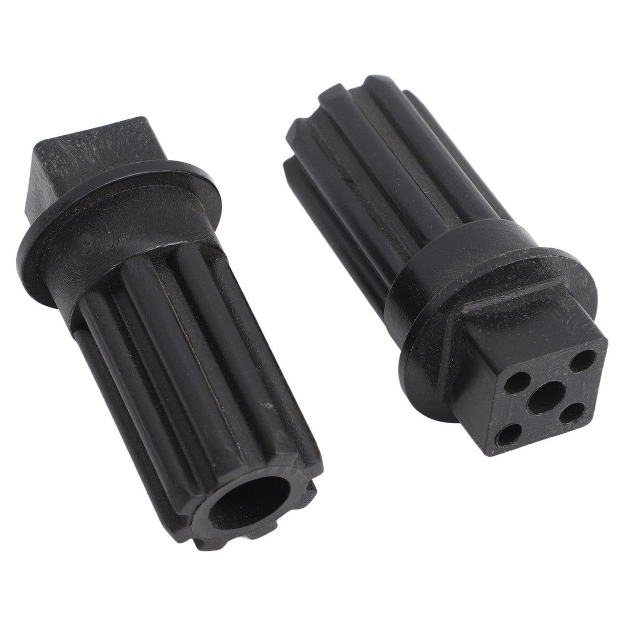 2 PCS Meat Grinder Screw Coupling Black Plastic Quick Installation Meat Grinder Screw Coupling Sleeve for Kenwood