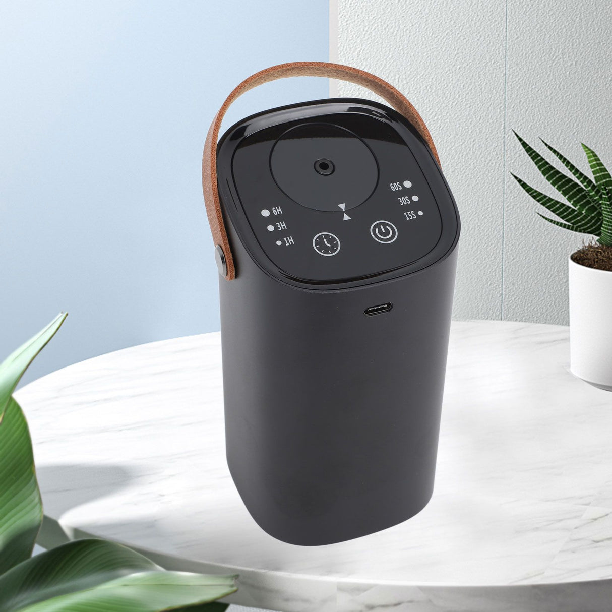 Portable Waterless Aromatherapy Machine Intelligent Touch Screen USB Charging Car Automatic Aroma Diffuser