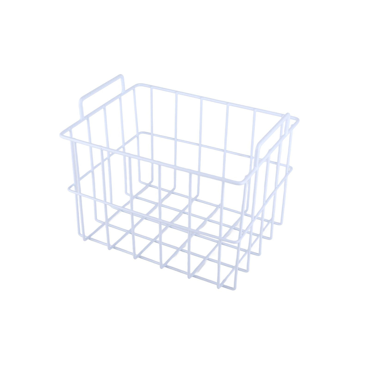 Fridge Freezer Basket Multipurpose Large Capacity Metal Wire Storage Basket for Refrigerator Bathroom Kitchen 200mm/7.87in