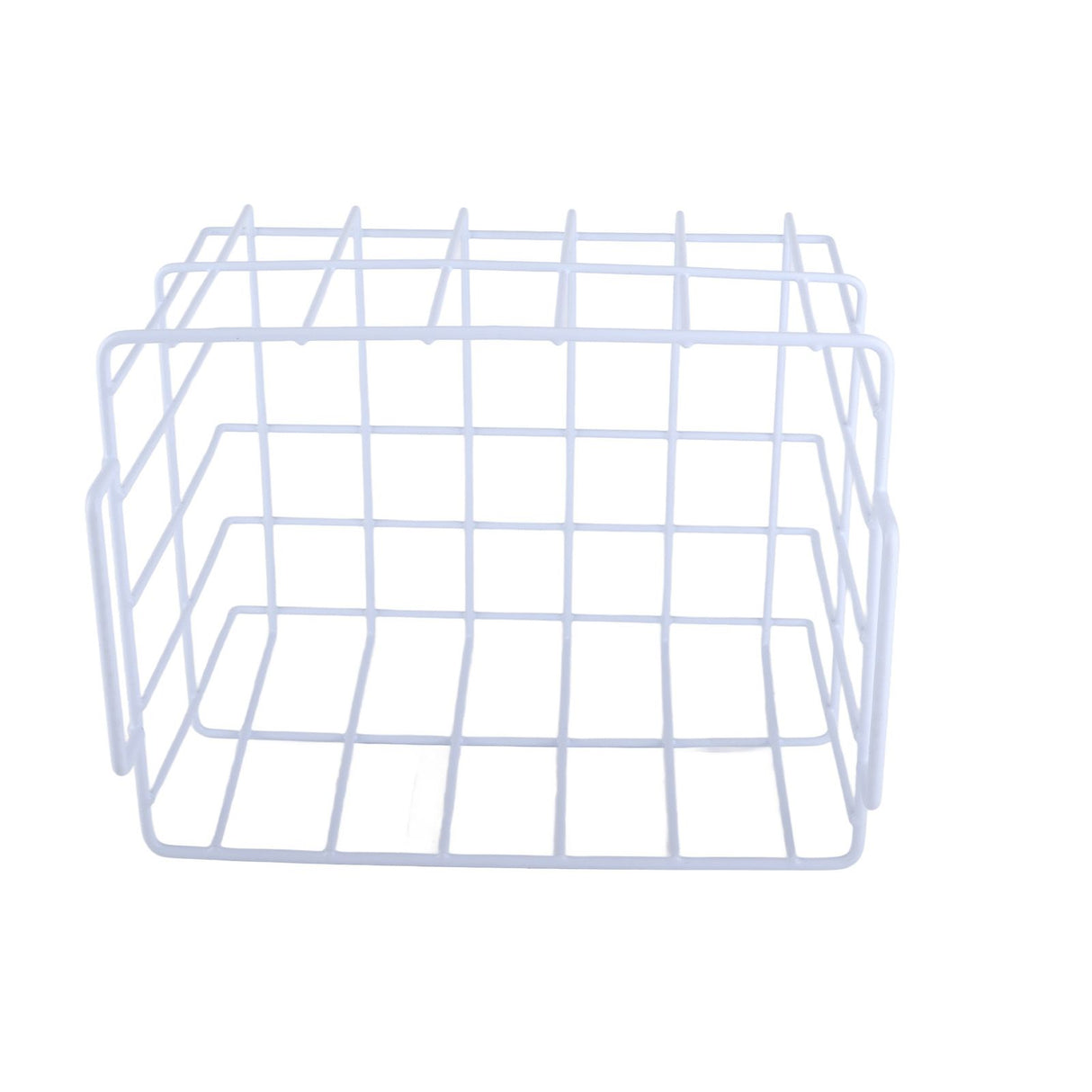 Fridge Freezer Basket Multipurpose Large Capacity Metal Wire Storage Basket for Refrigerator Bathroom Kitchen 200mm/7.87in