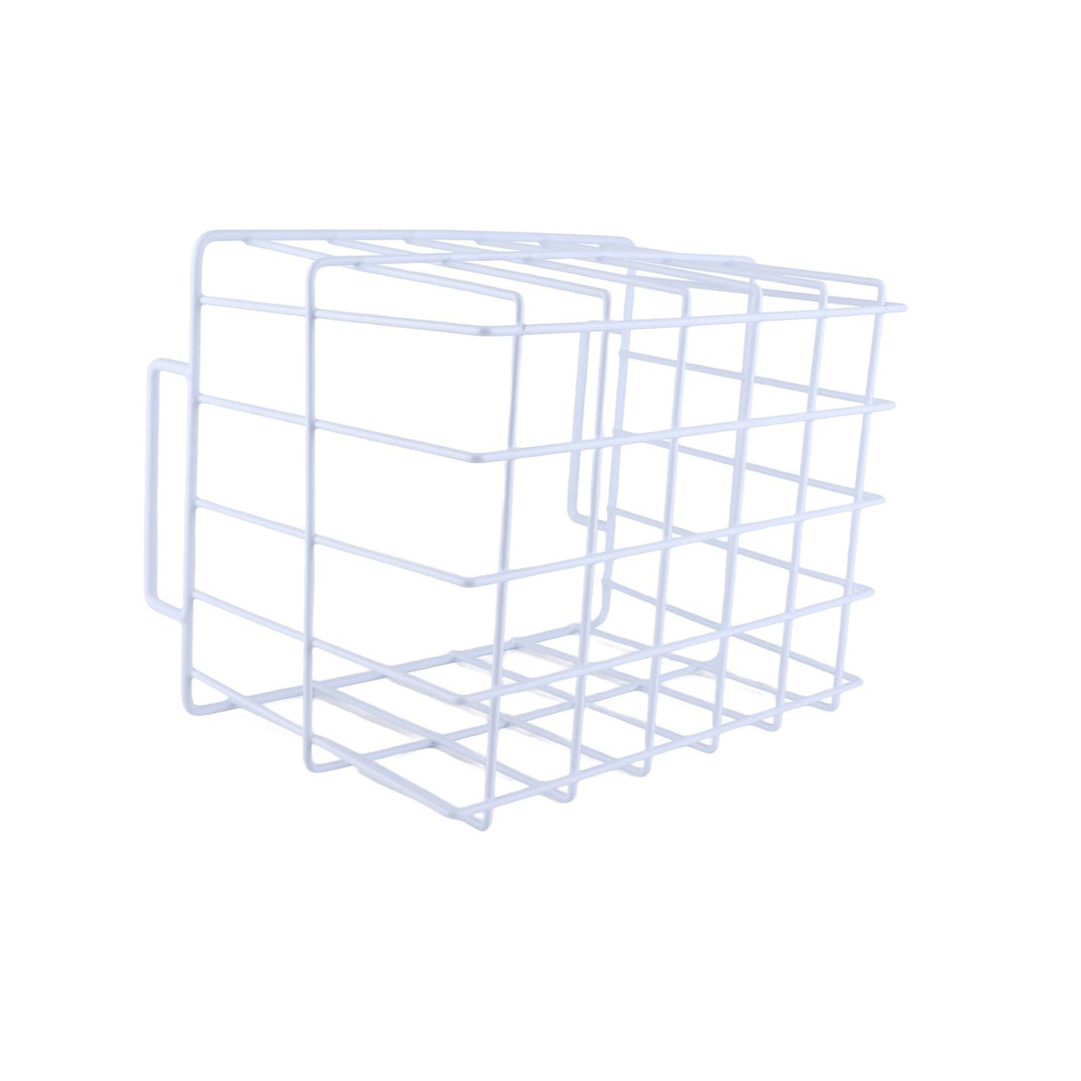 Fridge Freezer Basket Multipurpose Large Capacity Metal Wire Storage Basket for Refrigerator Bathroom Kitchen 200mm/7.87in