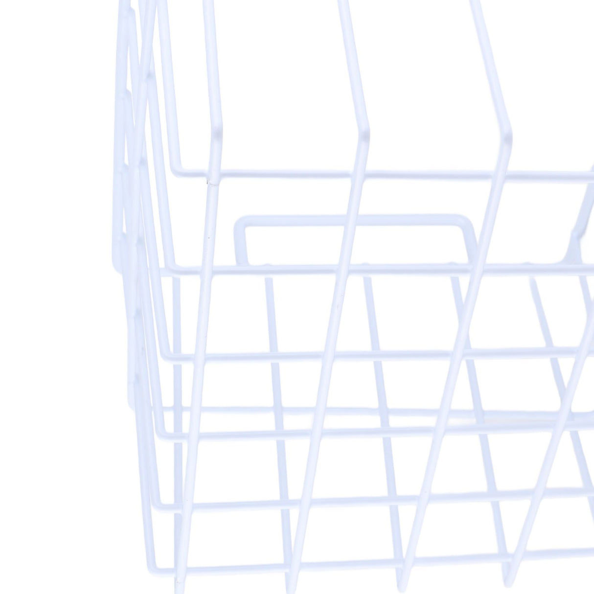 Fridge Freezer Basket Multipurpose Large Capacity Metal Wire Storage Basket for Refrigerator Bathroom Kitchen 200mm/7.87in
