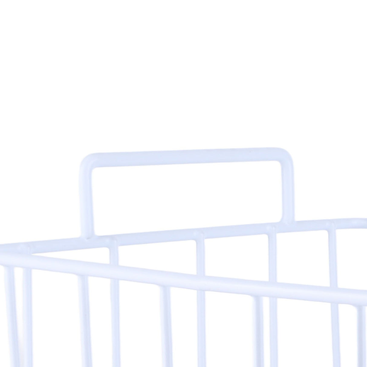 Fridge Freezer Basket Multipurpose Large Capacity Metal Wire Storage Basket for Refrigerator Bathroom Kitchen 200mm/7.87in