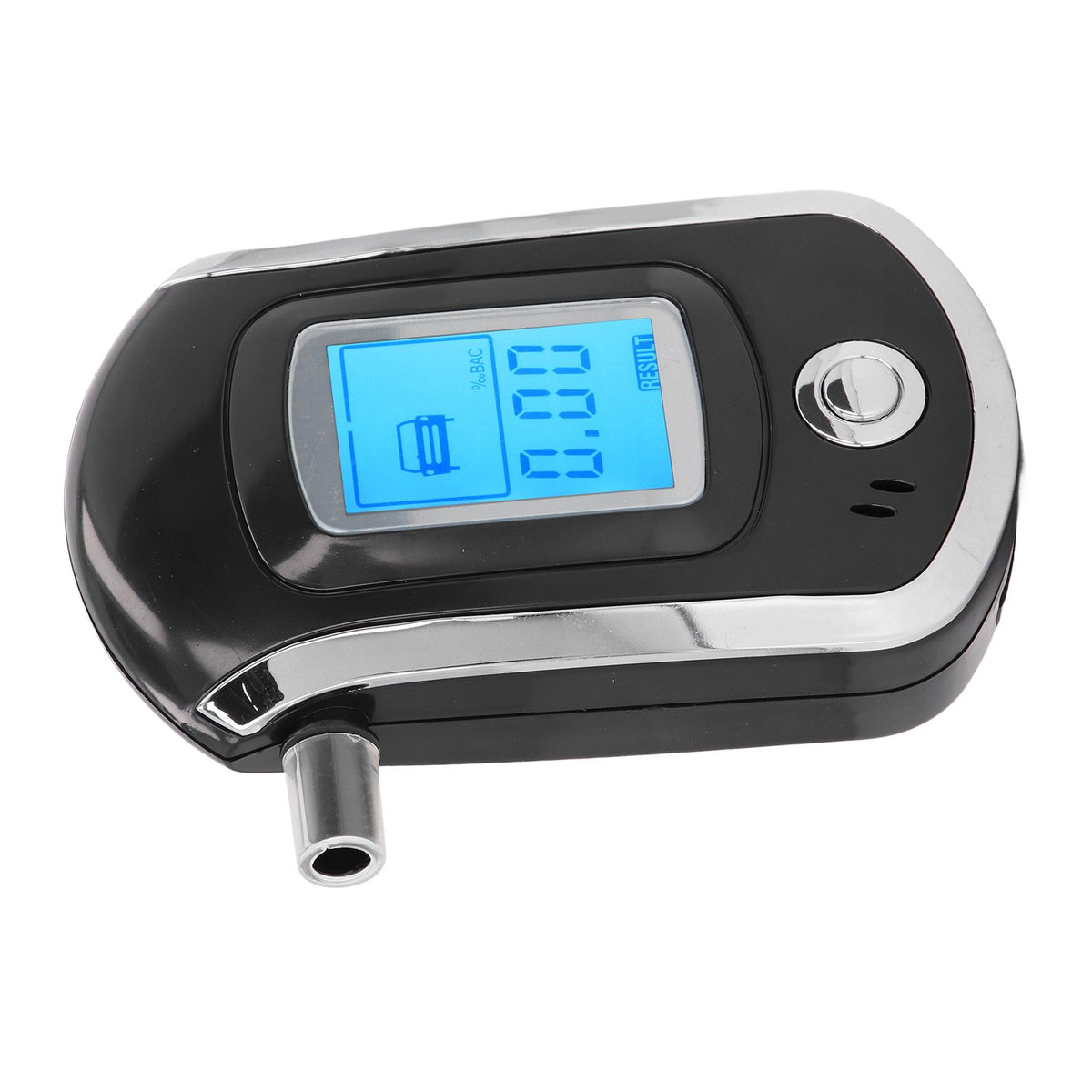 Breath Alcohol Tester LCD Display High Accuracy Auto Shutoff Portable Alcohol Detector for Home Professional Use