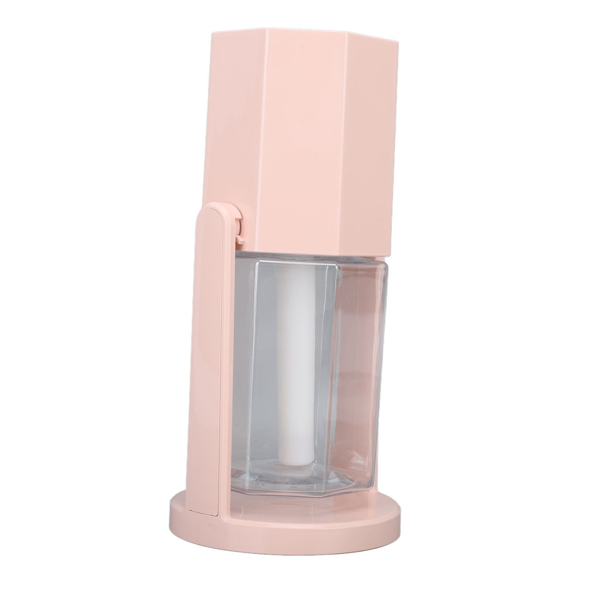 USB Desktop Humidifier Multifunctional Quiet Colorful Ambient Light Portable Small Humidifier for Car Home Bedroom Office Pink