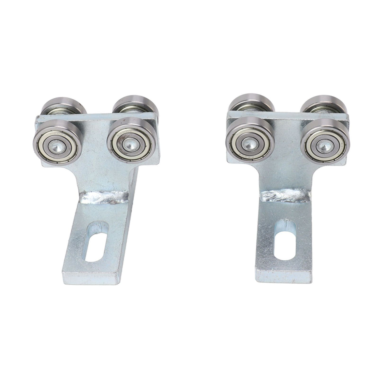 2PCS 4 Wheel Trolley Assemlly T Type Alloy Steel Bearing Trolley Assembly for 1‑5/8in Taller Strut Channel