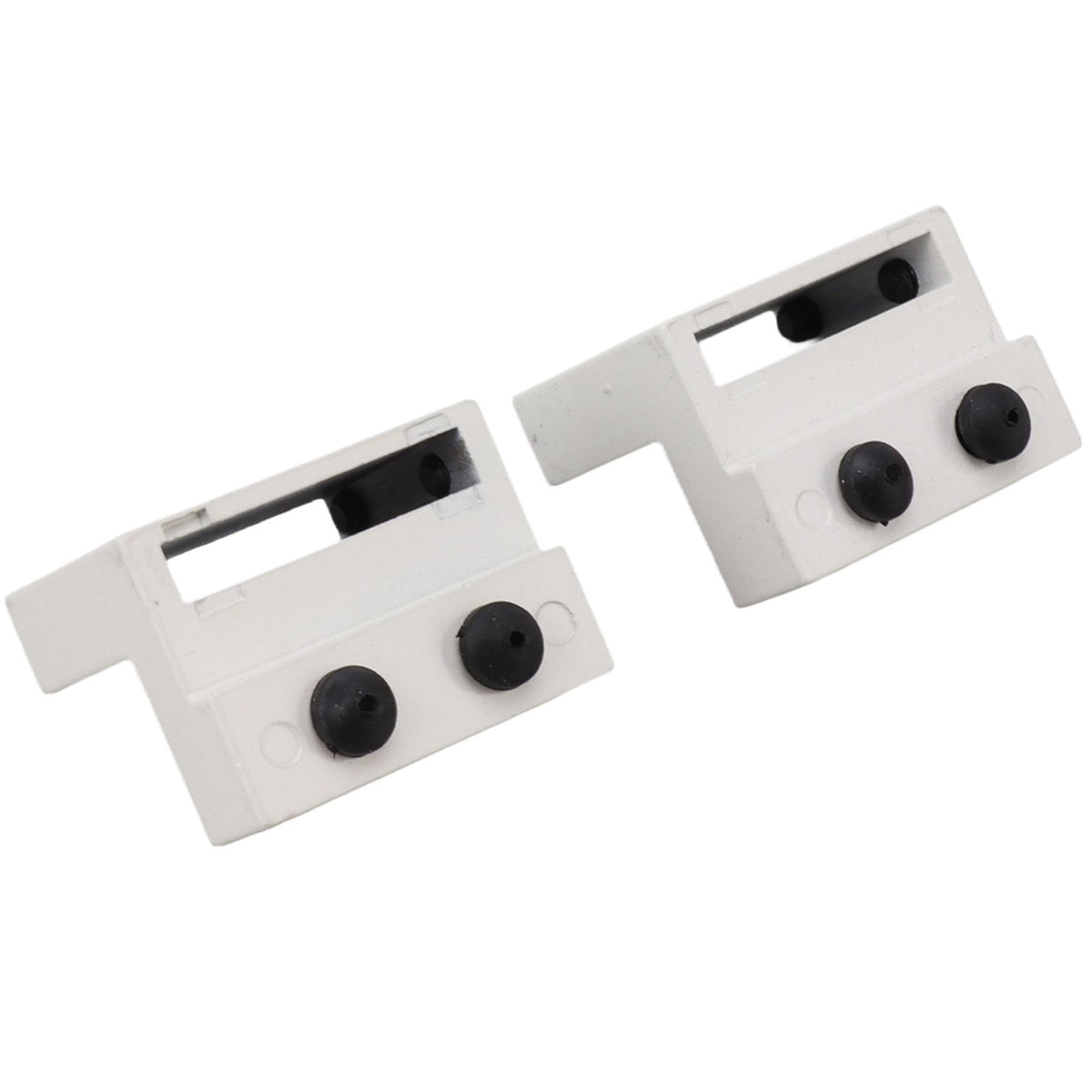 Barn Door Stopper White Sliding Barn Door Hardware Accessories with Hex Wrench for Bedroom Kitchen Living Room