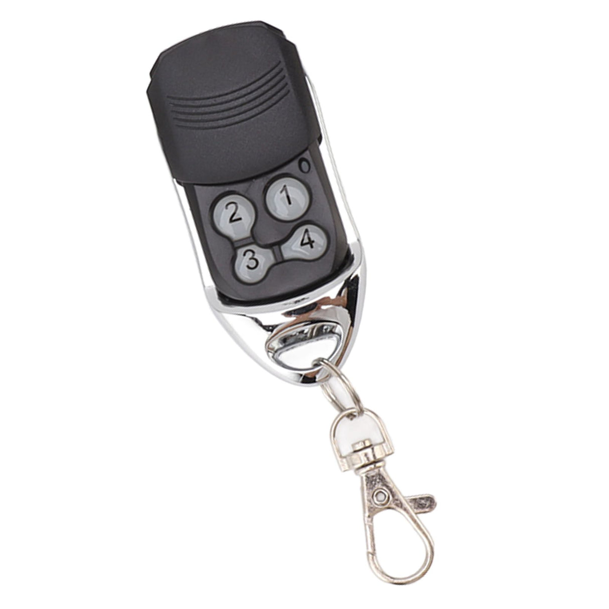Garage Door Opener Remote Control with Keychain Programmable 4 Button Safe Easy Setup 433.42MHz for Telis 1