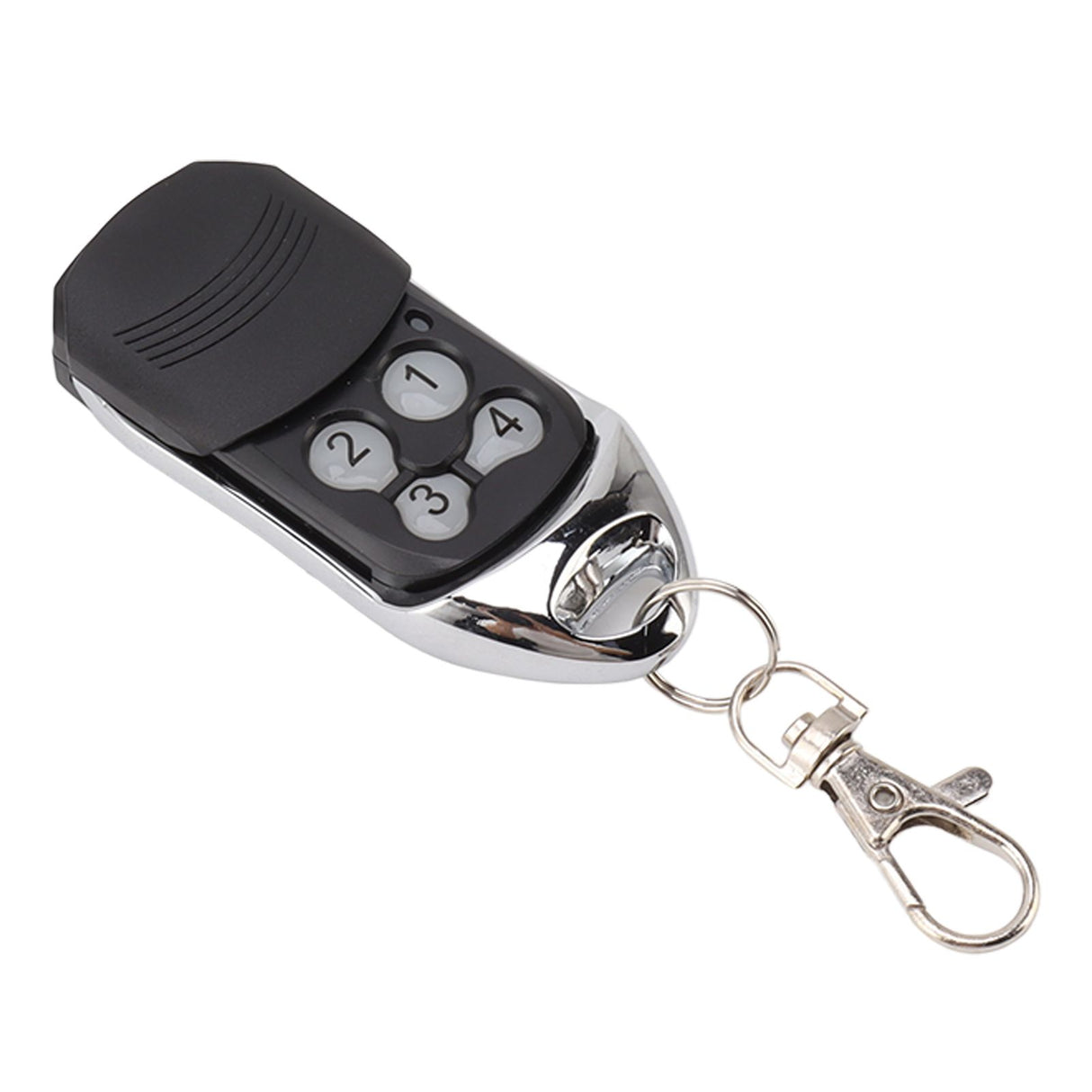 Garage Door Opener Remote Control with Keychain Programmable 4 Button Safe Easy Setup 433.42MHz for Telis 1