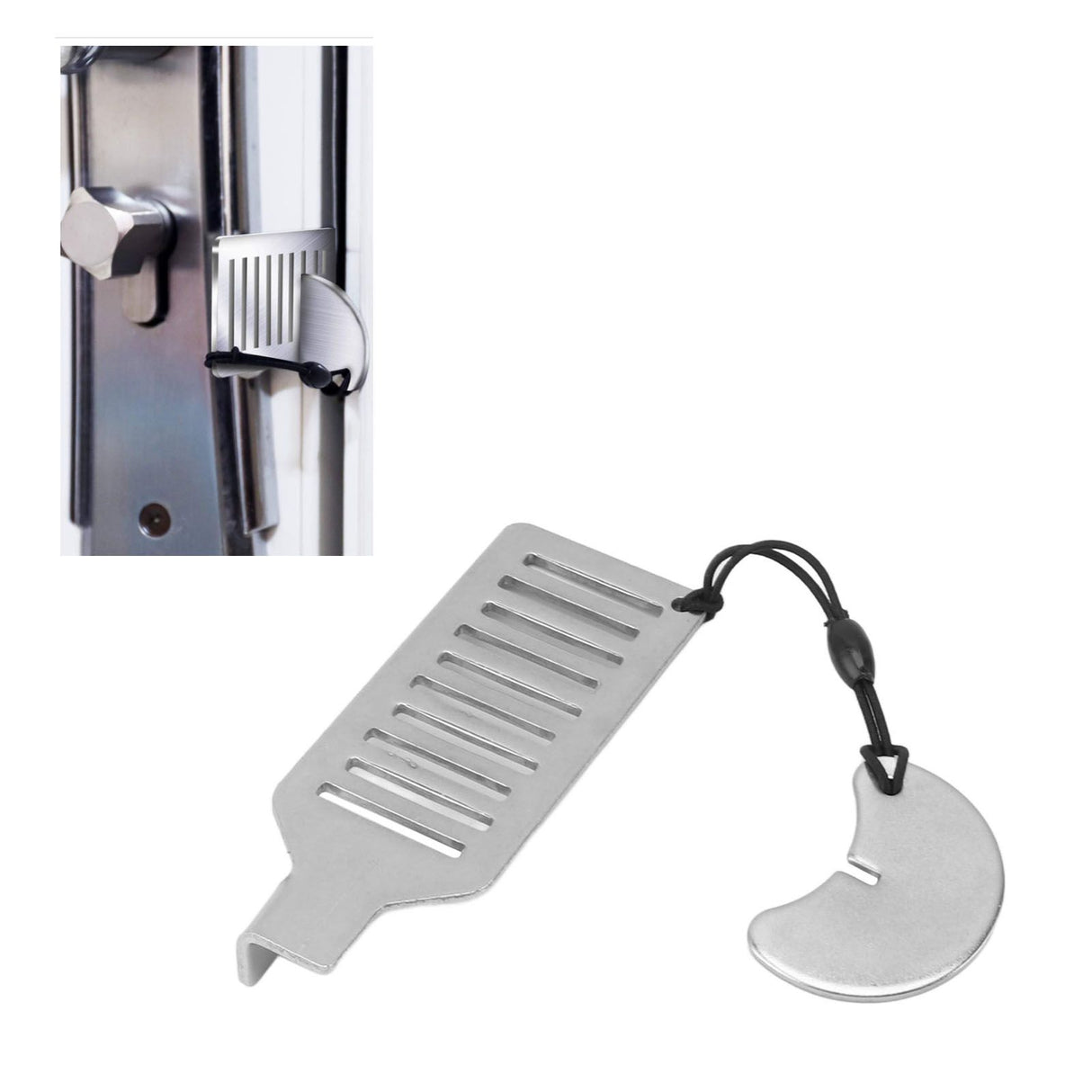 Travel Door Stop Lock Portable Home Security Extra Door Locker for Dormitory Hotel Apartment