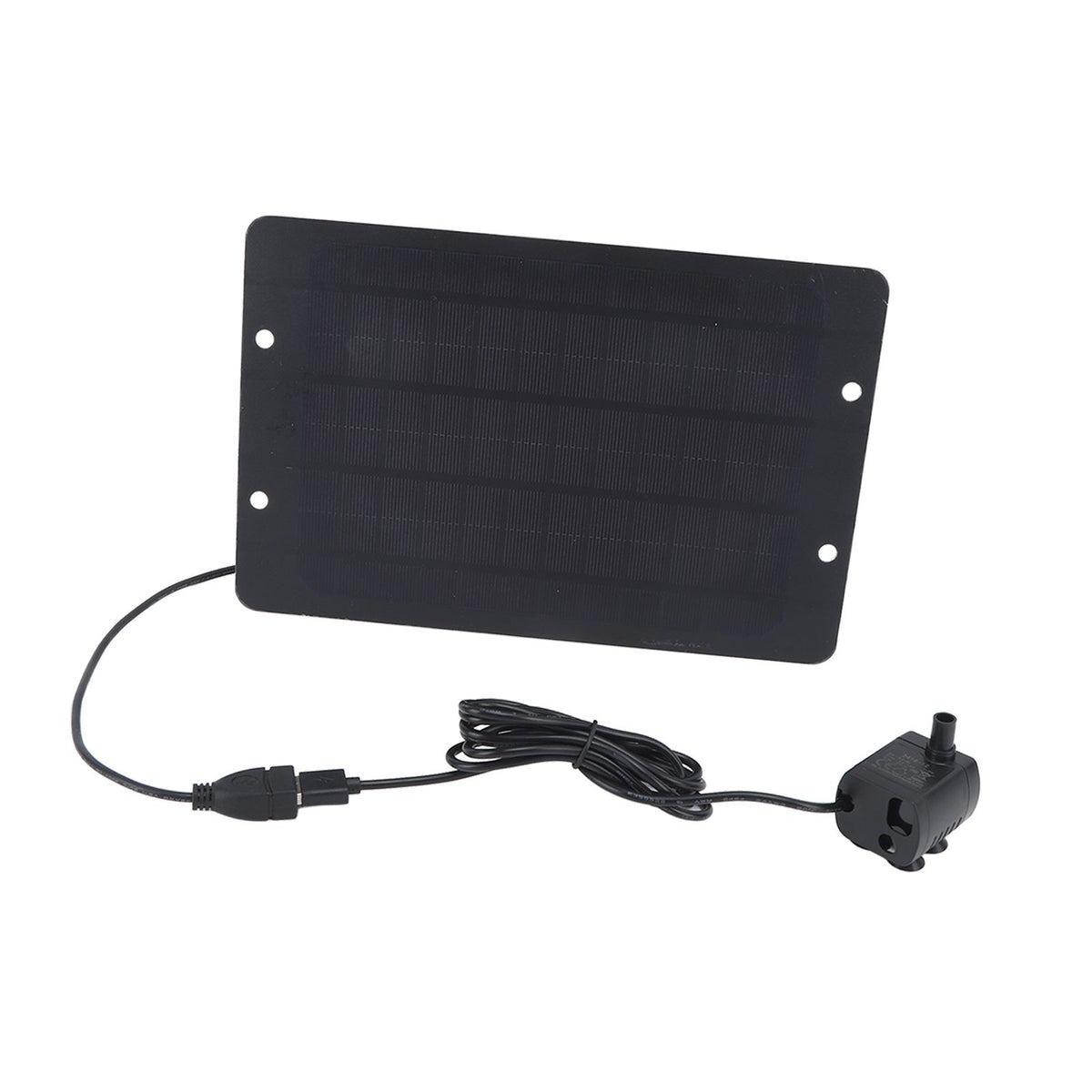 Solar Fountain 6V 10W Bird Bath Fountain USB Interface with Water Pump Solar Water Fountain for Patio Garden Bird Bath