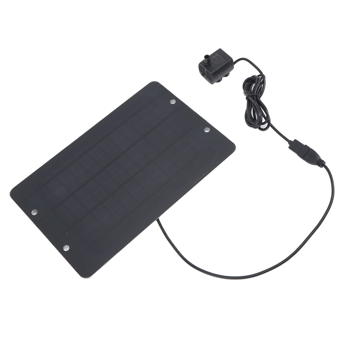 Solar Fountain 6V 10W Bird Bath Fountain USB Interface with Water Pump Solar Water Fountain for Patio Garden Bird Bath