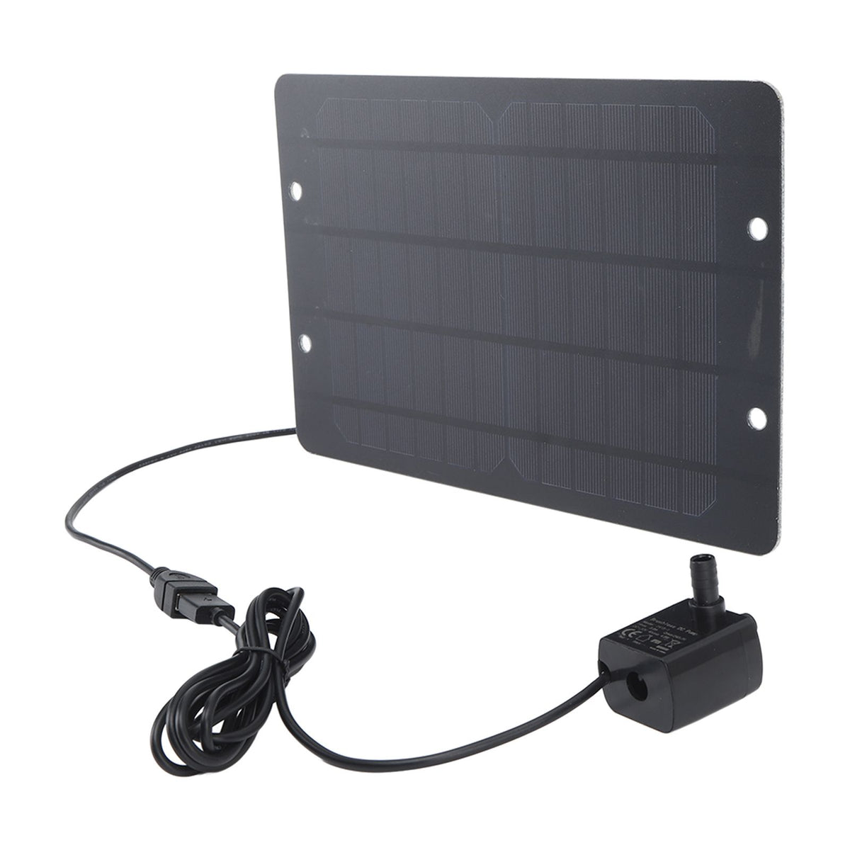 Solar Water Fountain Pump Set 6V 10W USB Solar Fountain Water Pump for Bird Bath Garden Backyard Pool
