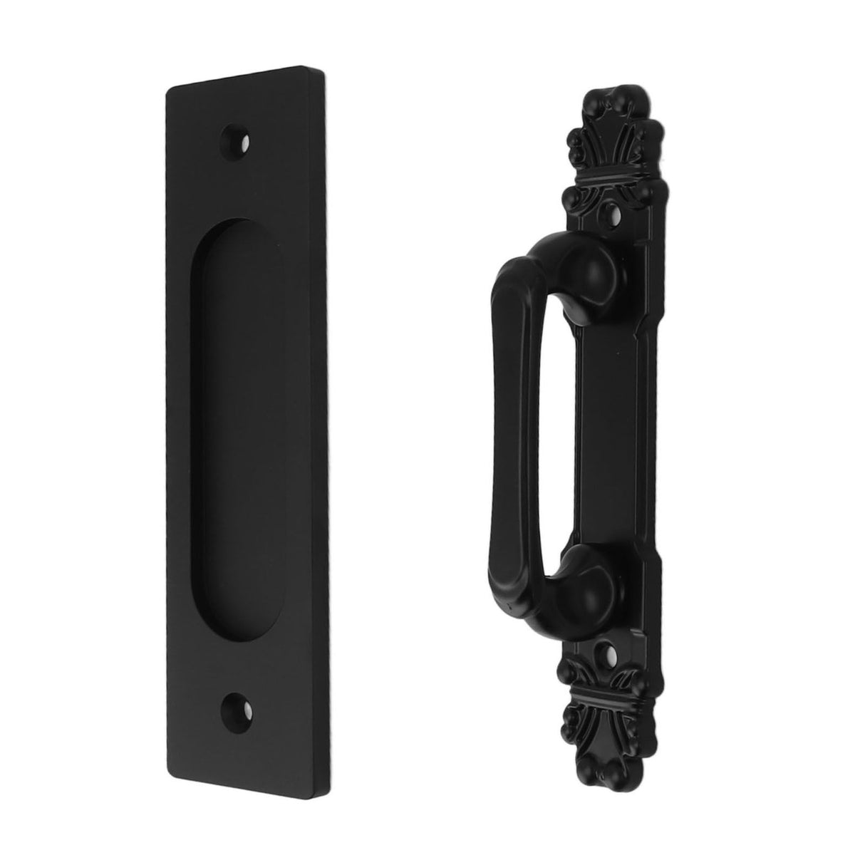 Sliding Barn Door Handles and Pulls Double Sided Hardware Set Easy To Install Aluminum Alloy Barn Door Hardware for Barns