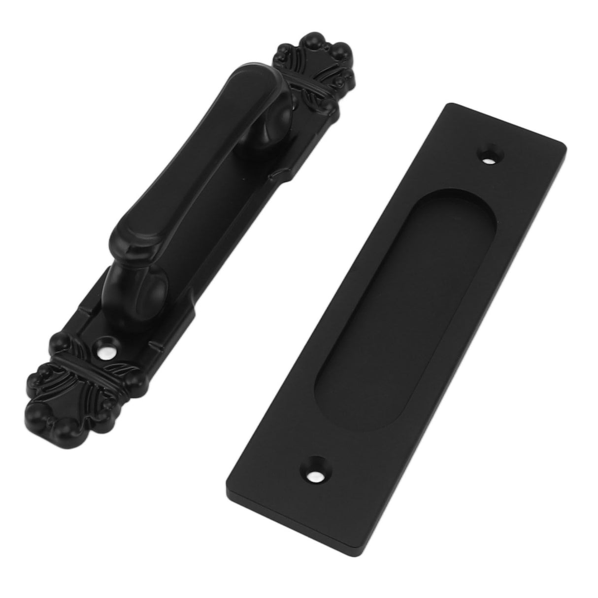 Sliding Barn Door Handles and Pulls Double Sided Hardware Set Easy To Install Aluminum Alloy Barn Door Hardware for Barns