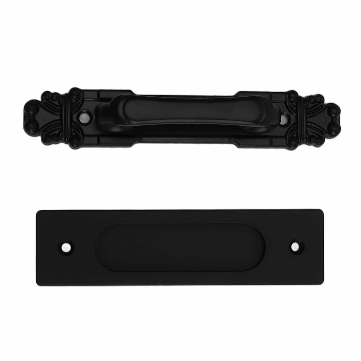 Sliding Barn Door Handles and Pulls Double Sided Hardware Set Easy To Install Aluminum Alloy Barn Door Hardware for Barns