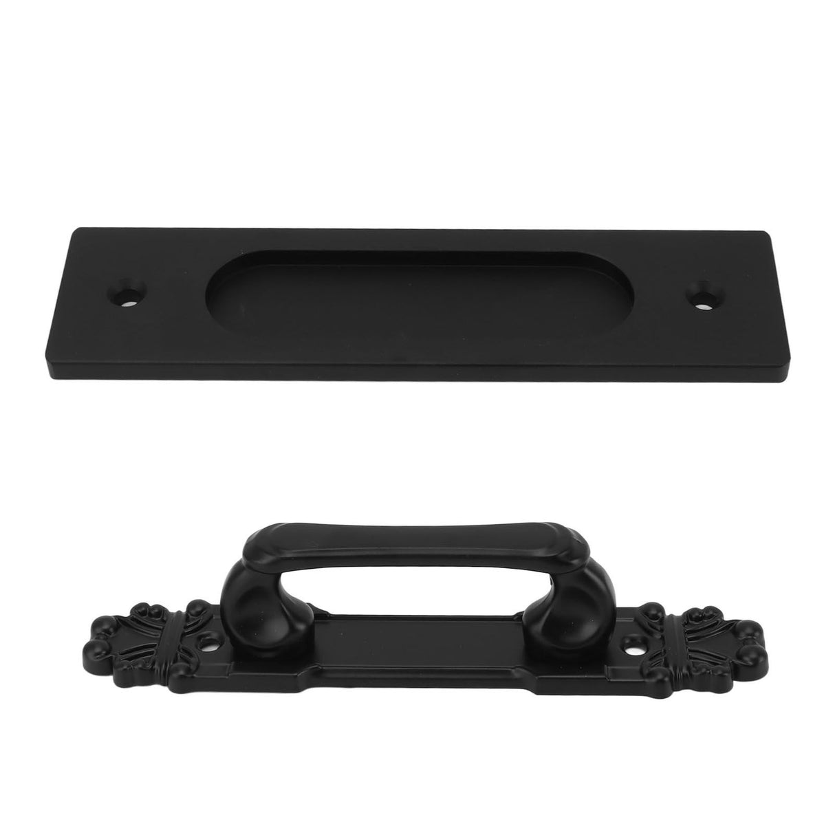 Sliding Barn Door Handles and Pulls Double Sided Hardware Set Easy To Install Aluminum Alloy Barn Door Hardware for Barns
