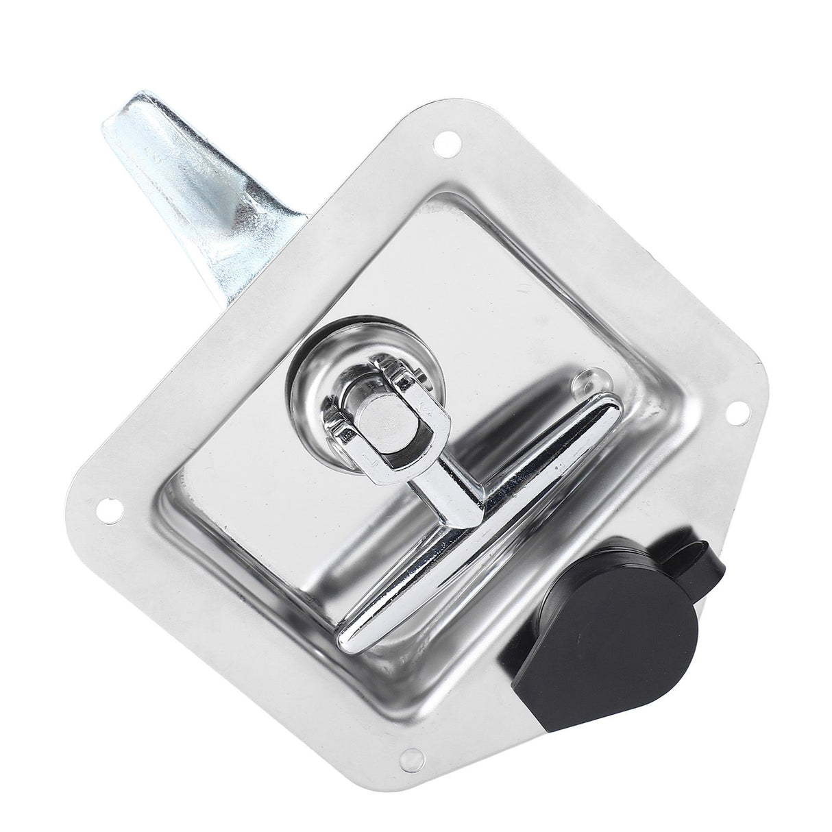 Stainless Steel Folding T Shape Handle Lock T Handle Latch for Truck Trailer Engineering Vehicles
