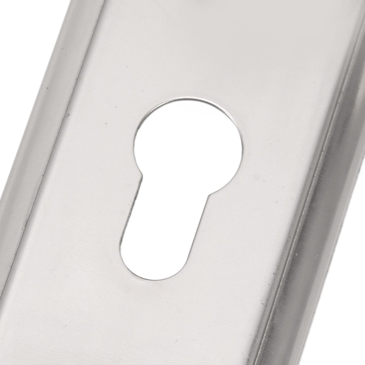 Door Interior Lever Passage Handle with Lock Easy Install Stainless Steel Door Handle for Bedroom Bathroom Closet Home