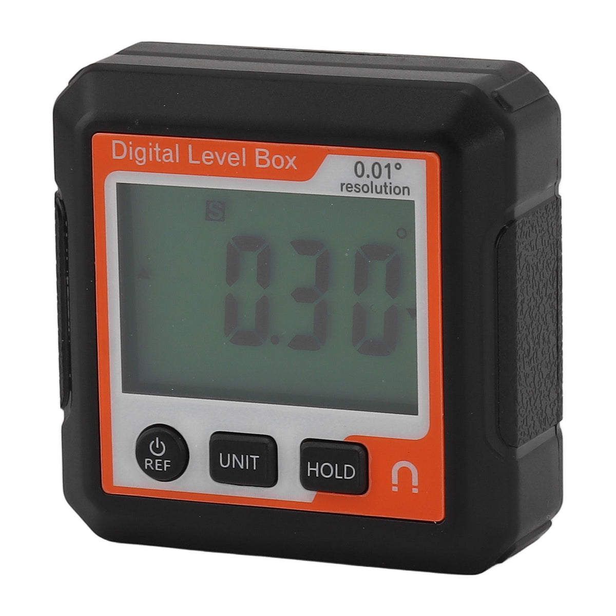 Digital Level Box Magnetic Data Lock Angle Slope Conversion Protractor Angle Finder Gauge for Carpentry Building Masonry Bevel Red White