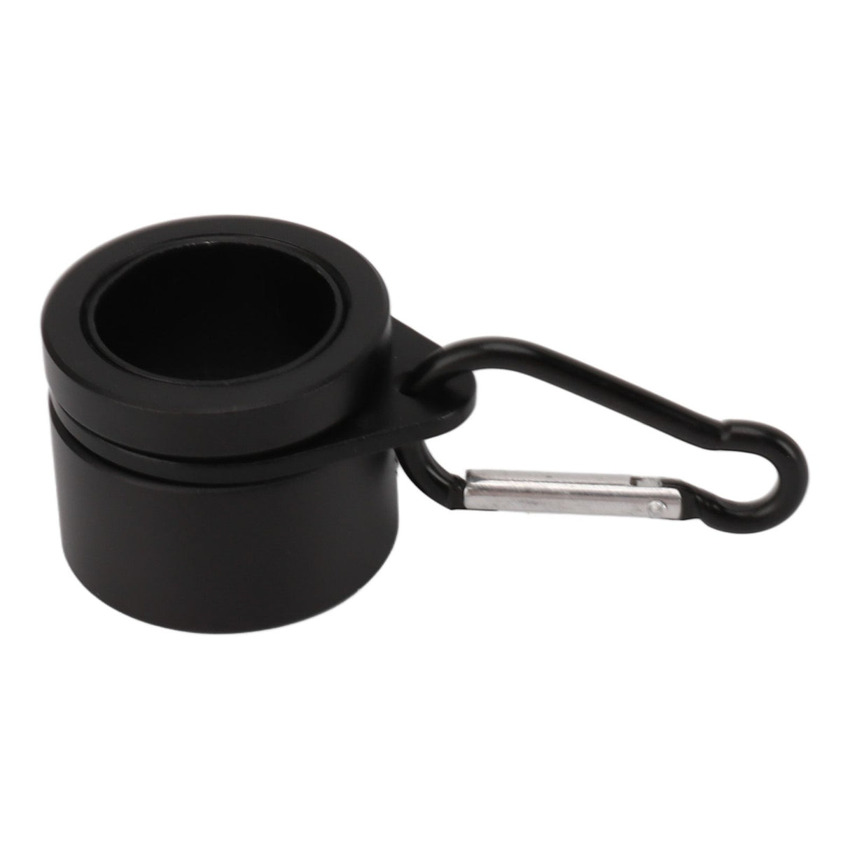 2 Pcs G3/4 Flag Pole Rings Aluminium Alloy 360° Rotating Anti Wrap Spinning Flagpole Mounting Clip Kit Black