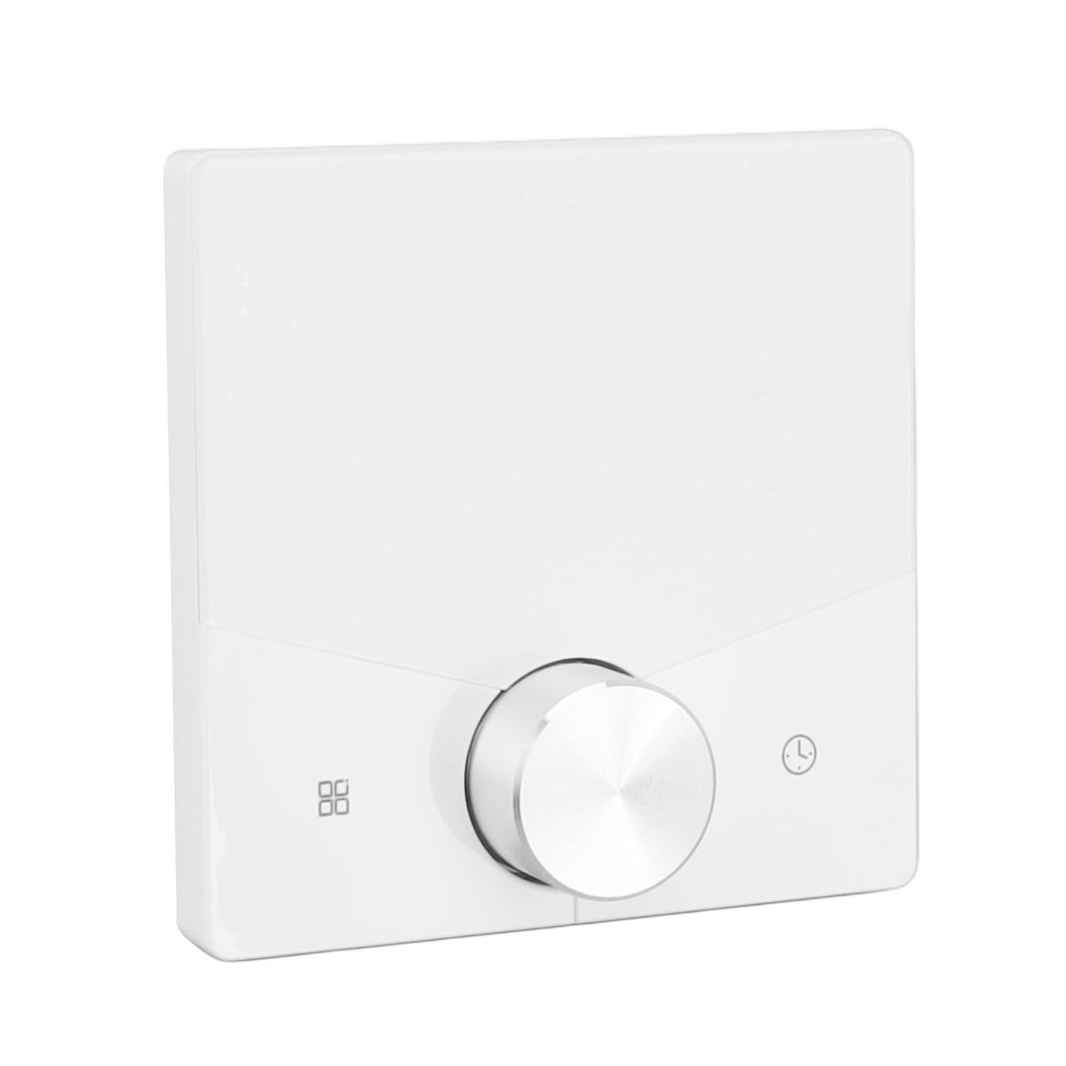 Smart Thermostat WiFi Programmable LCD Display Floor Heating Control Panel Digital Thermostat with Knob for Tuya White