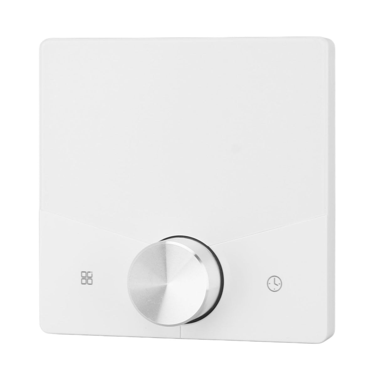 Smart Thermostat WiFi Programmable LCD Display Floor Heating Control Panel Digital Thermostat with Knob for Tuya White