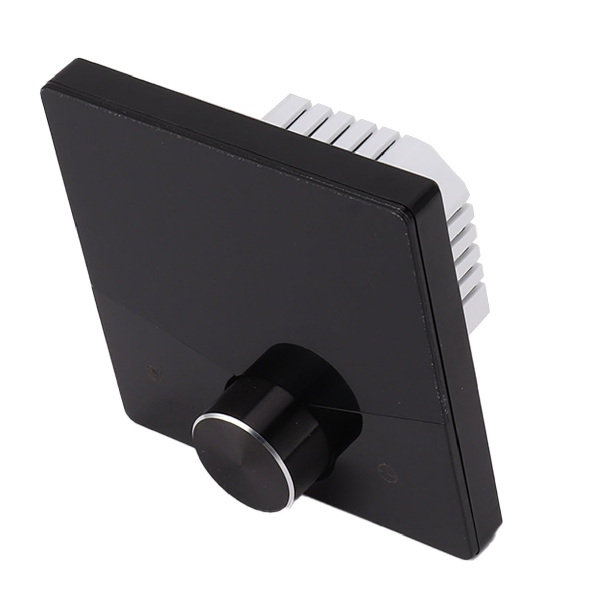Smart Thermostat Knob Design LCD Color Display Panel Digital Thermostat for Sauna Room Underfloor Heating System Black