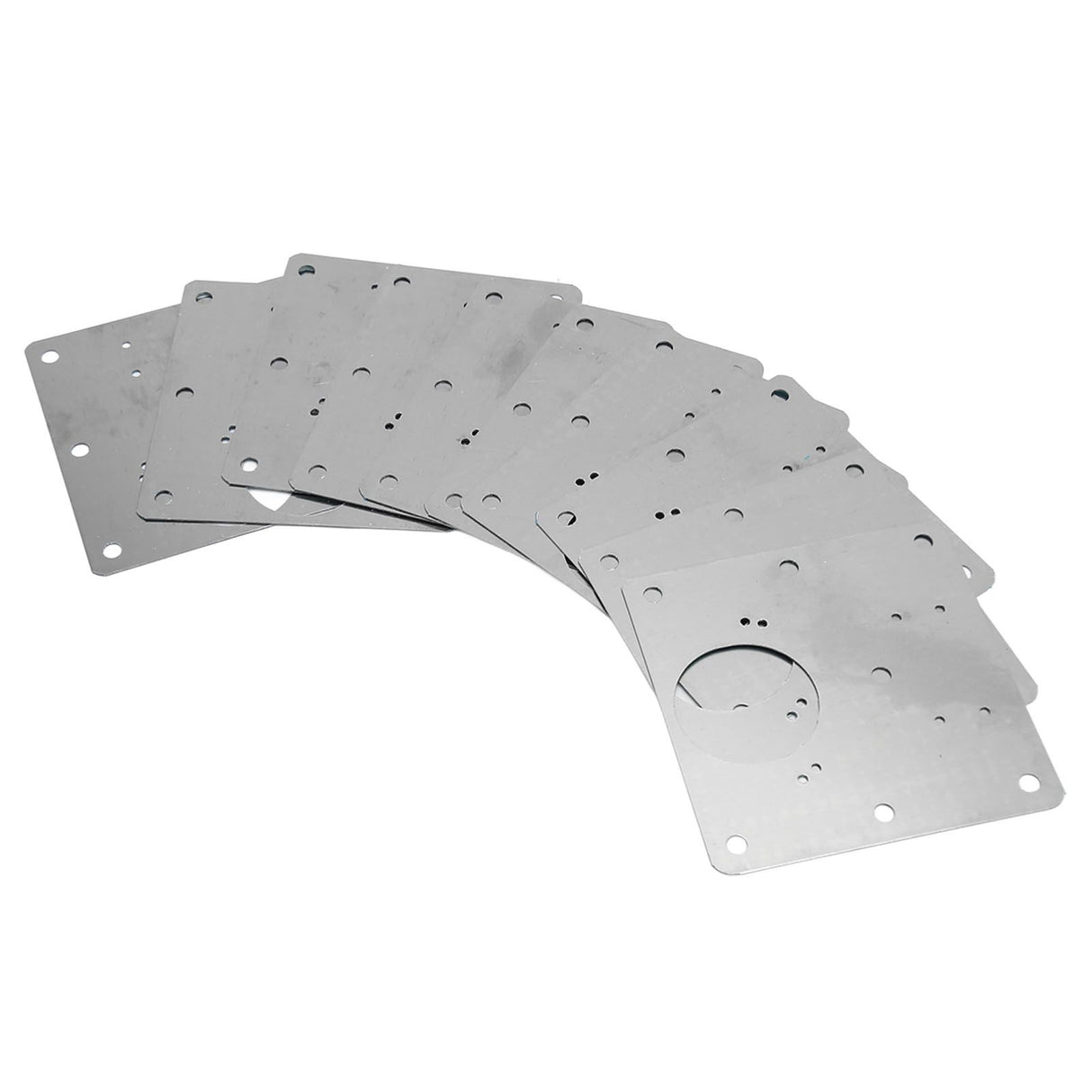 10 PCS Cabinet Hinges Repair Plate with Fixing Screws Thicken Stainless Steel Cupboard Door Hinge Repair Plate Kit for Home