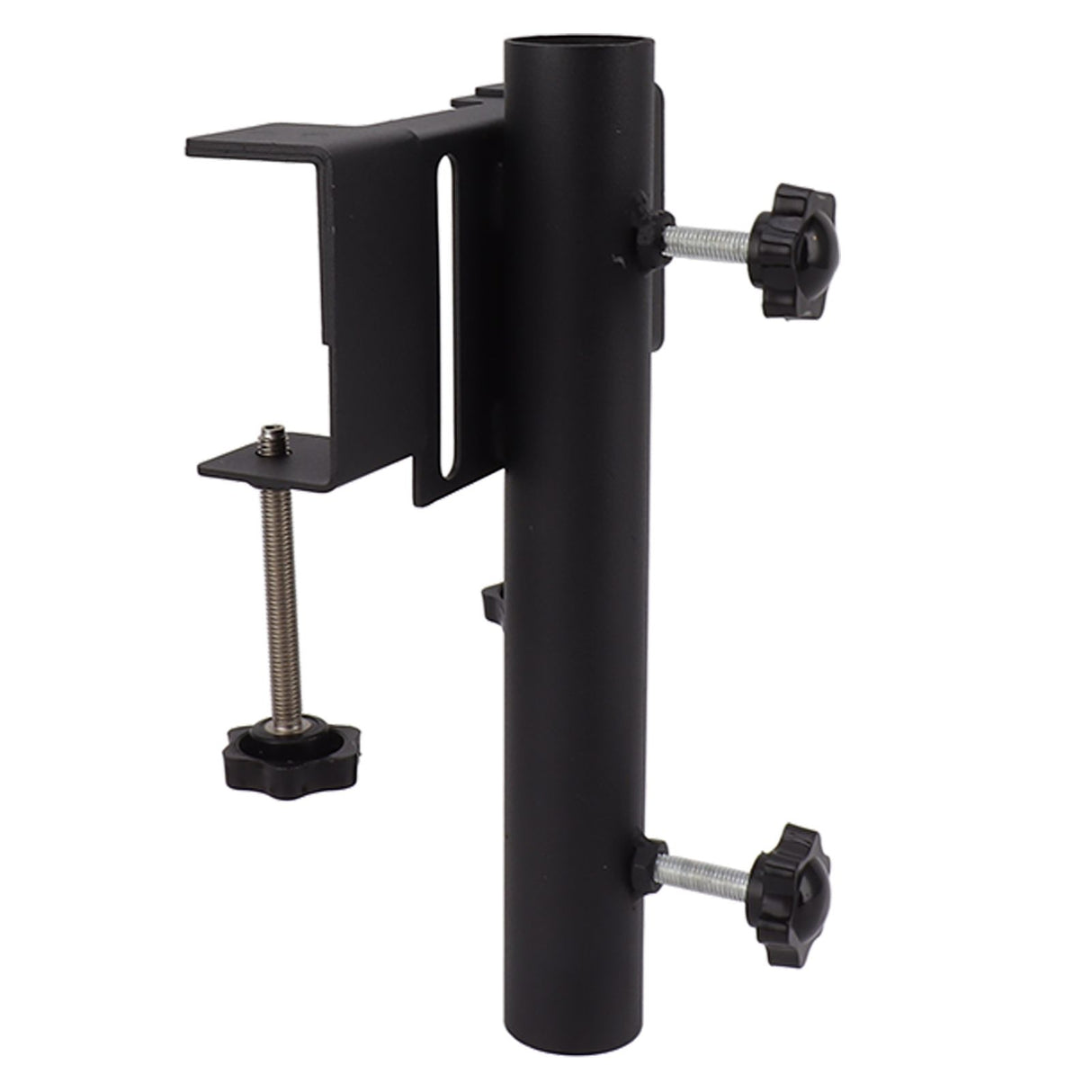 Pickup Flagpole Mount Firm Support Steel Universal Truck Flagpole Holder for Most Pickups Black
